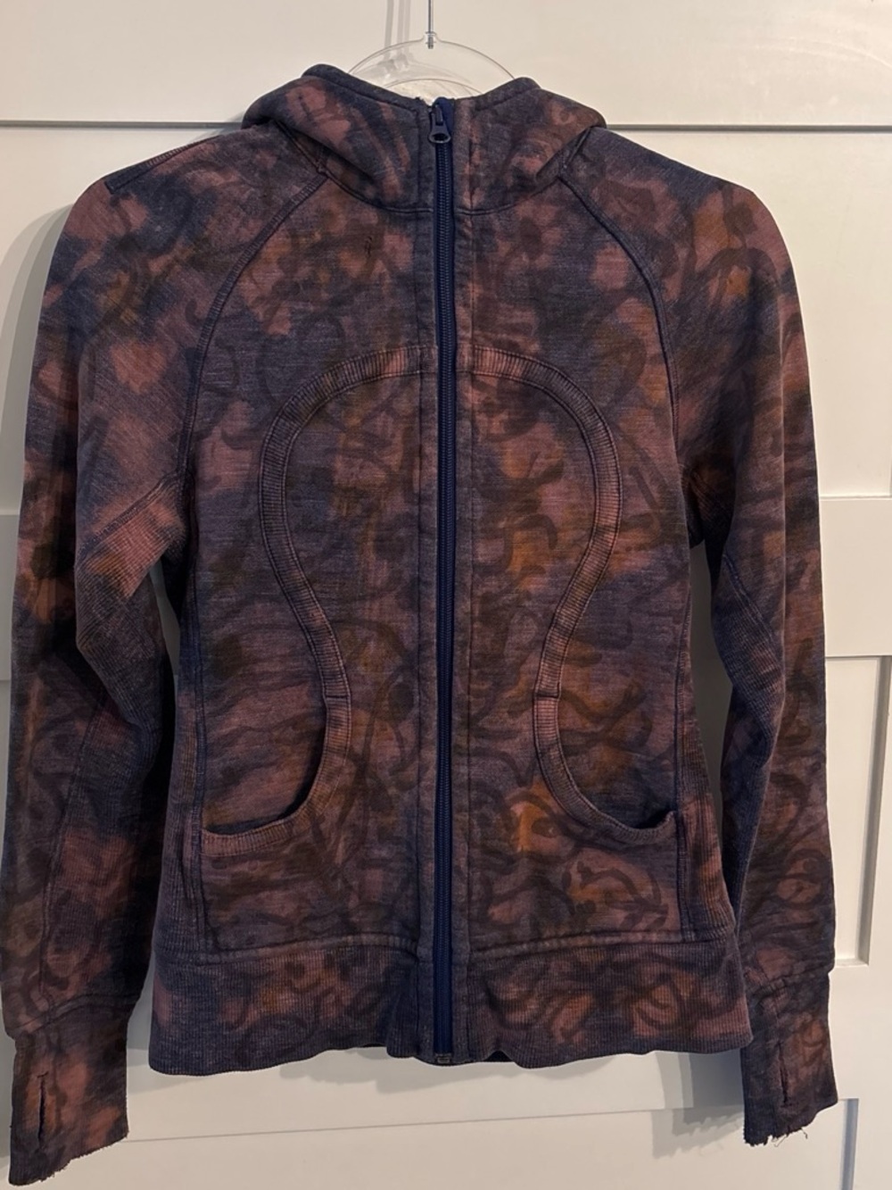 lululemon Scuba Hooded Tie-Dye Full Zip Jacket